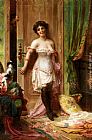 Hans Zatzka Anticipation painting